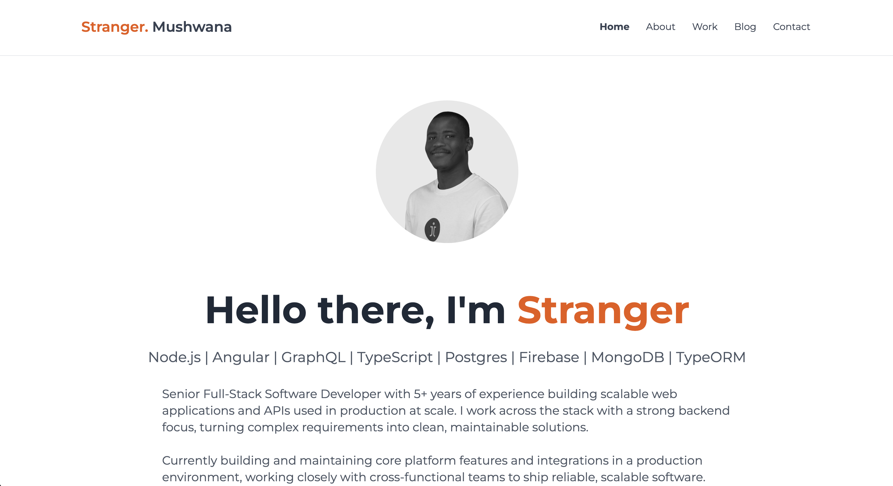 Stranger Mushwana